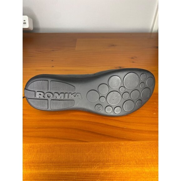 Romika By Josef Seibel Black Leather Chelsea Boots Size 6/EU 37  Comfortable - Picture 7 of 8